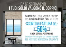 Detrazioni 50% nuove finestre PVC